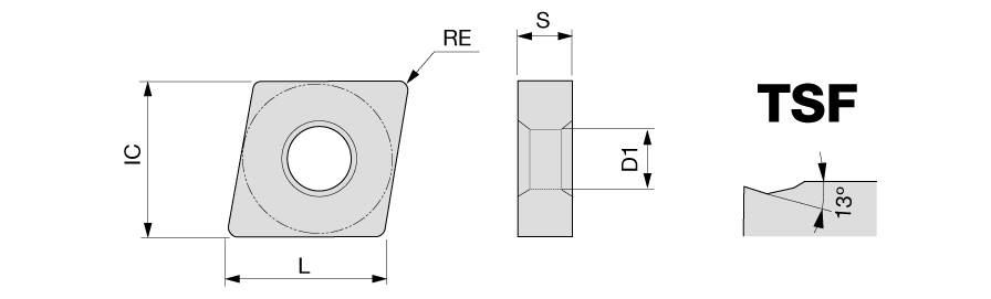 CNMG 430.5 TSF AH6225